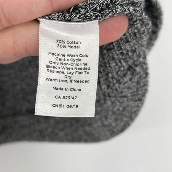 Talbots Gray‎ Marled Cowl Neck Long Sleeve Tunic Sweater XL Casual Cozy Classic - Picture 6 of 6